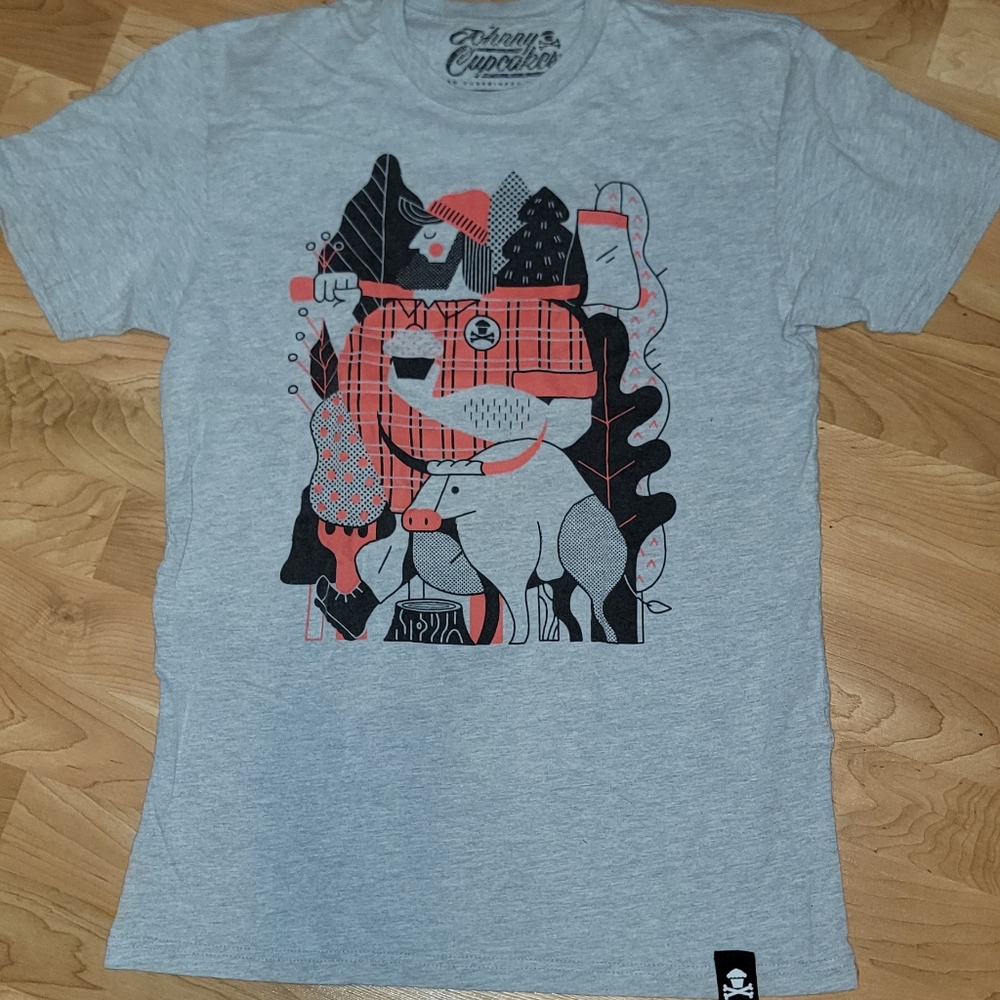 Johnny Cupcakes Lumberjack Graphic